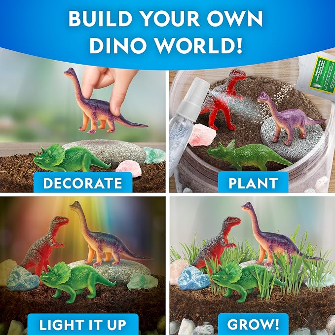 National Geographic Light-Up Dinosaur Terrarium Science Kit for Kids - Image 2