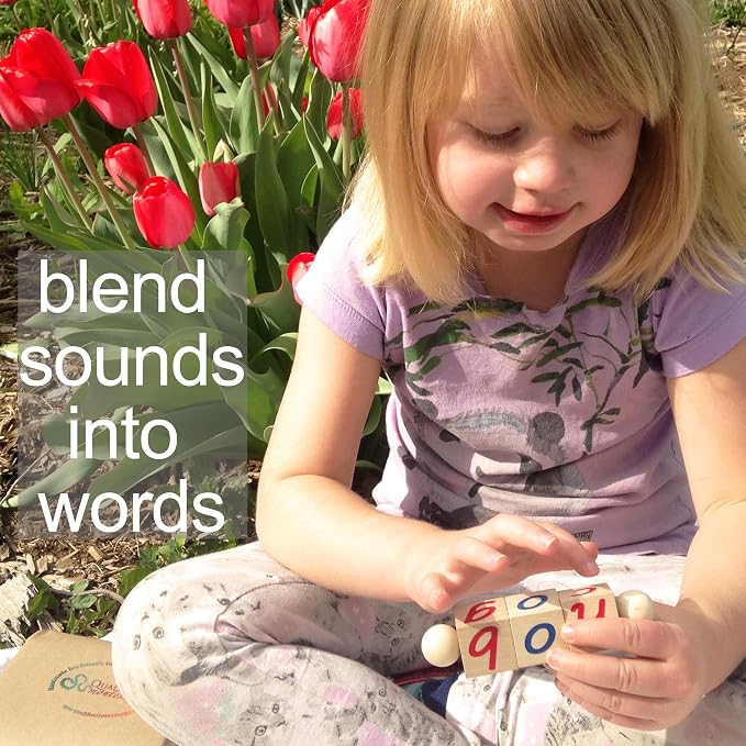 Montessori Phonetic Reading Blocks for Beginning Readers - Image 4