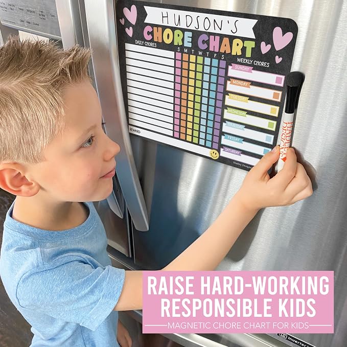 Magnetic Chore Chart for Kids Multiple Kids Chore Board for Home and School - Image 2
