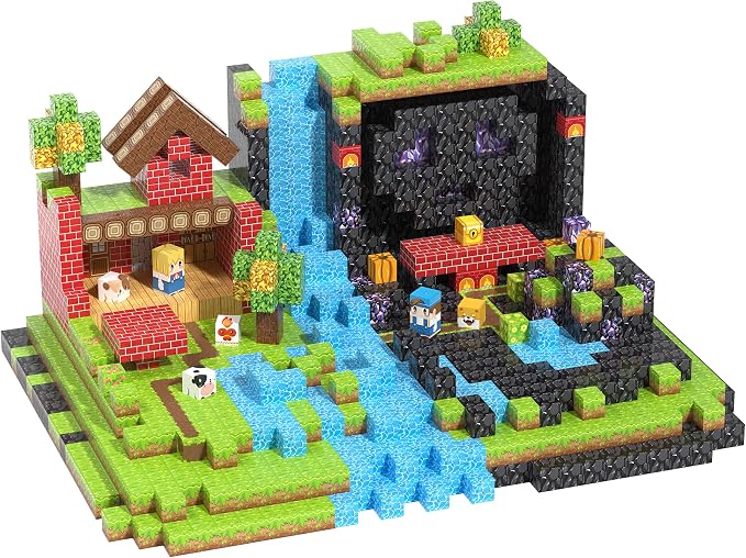 300PCS Magnetic Blocks, Magnetic Building Blocks, 0.78in Magnetic Building by Fitrobust