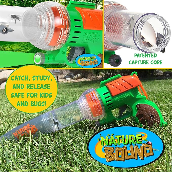 Nature Bound Bug Catcher Vacuum with Light Up Critter Habitat Case, Eco-Friendly Outdoor Toys for Kids, Includes Vacuum and Cage, Bug Vacuum for Kids Toy, Bug Catcher Vacuum - Image 4